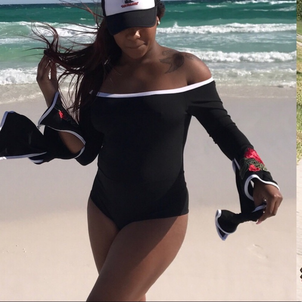 Flare Sleeve Bodysuit